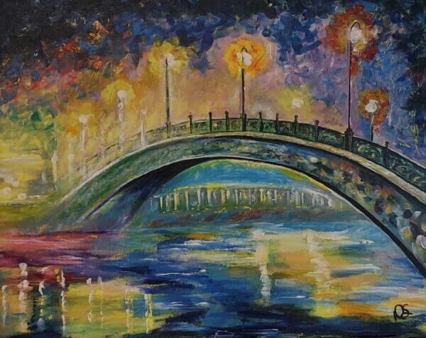 Night on a Bridge