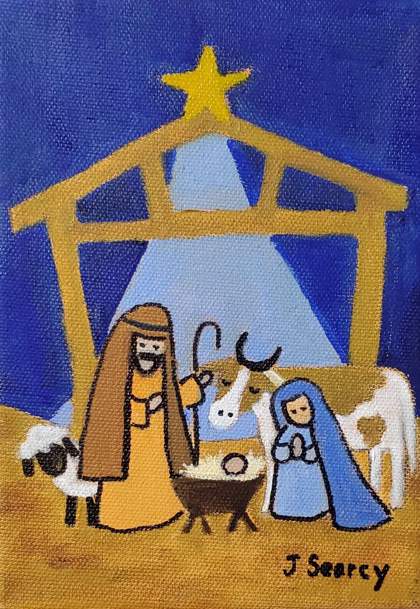 Christmas Oil Paintings - The Kelly