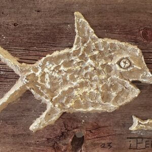 Fish on Barn Board (on early 1900's wood)