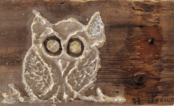 Owl on Barn Board 1900's