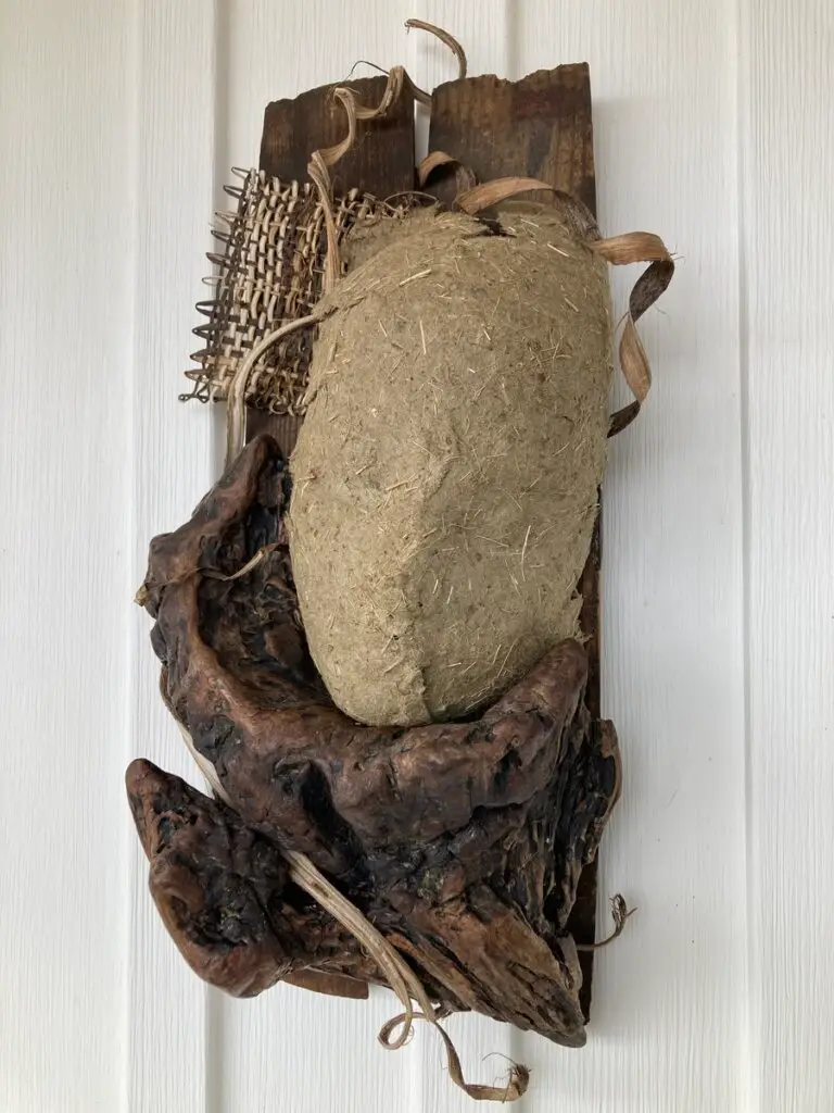 Wrapped and Woven Behind a Mask