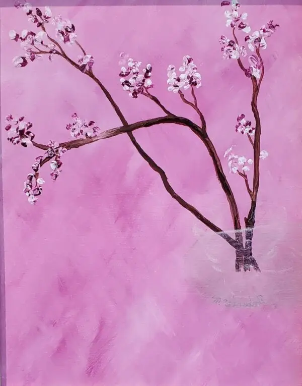 Pink Blooming Branches