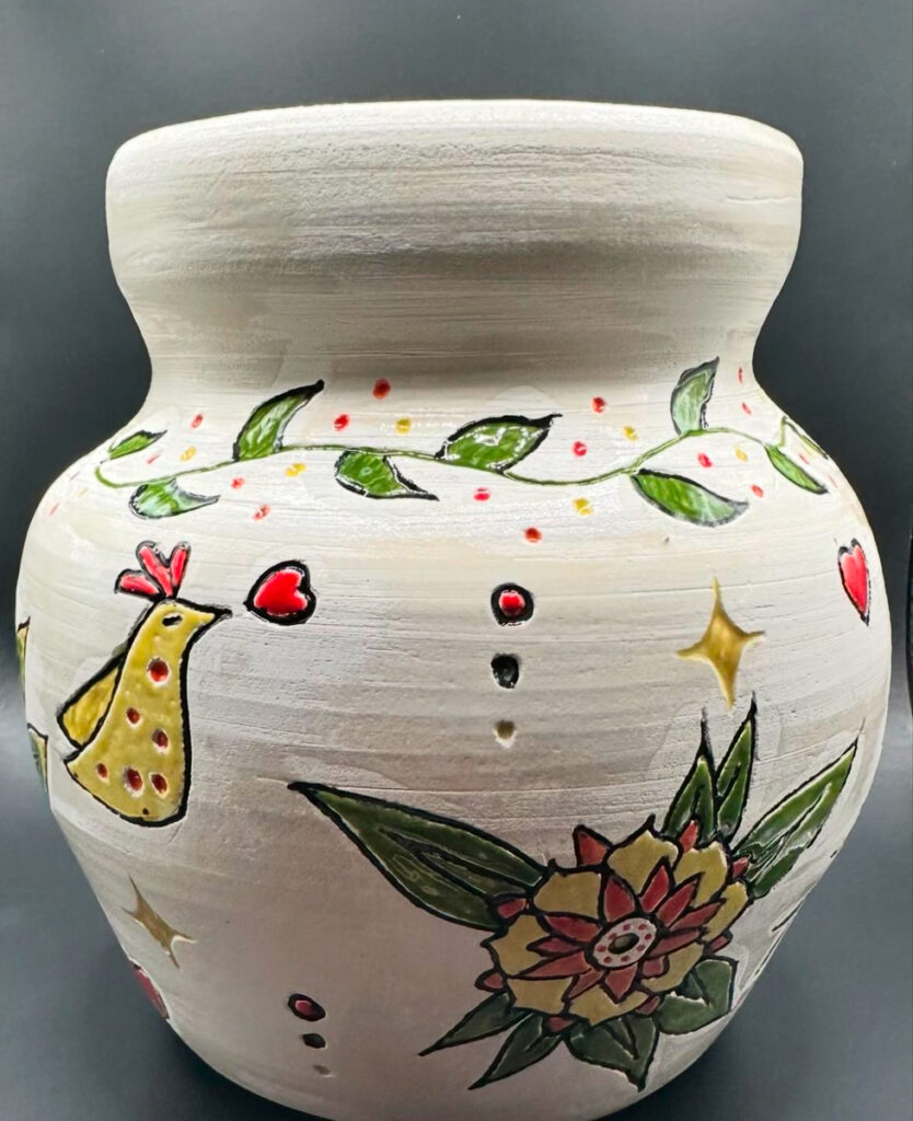 Colorful Meadows Vase