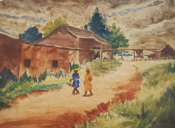 Farm with Pedestrians