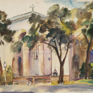 Church and Pedestrian