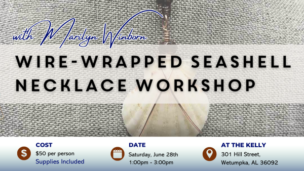 Wire-Wrapped Seashell Necklace Workshop