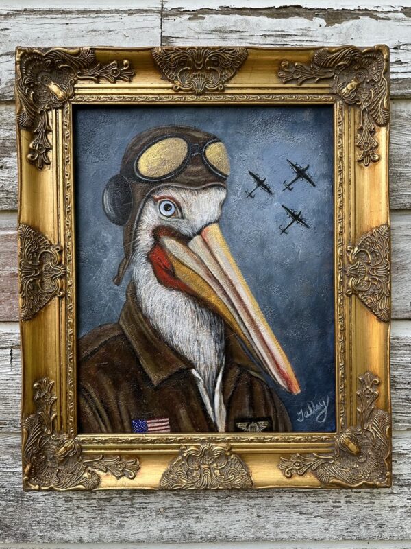 Pelican Pilot Portrait