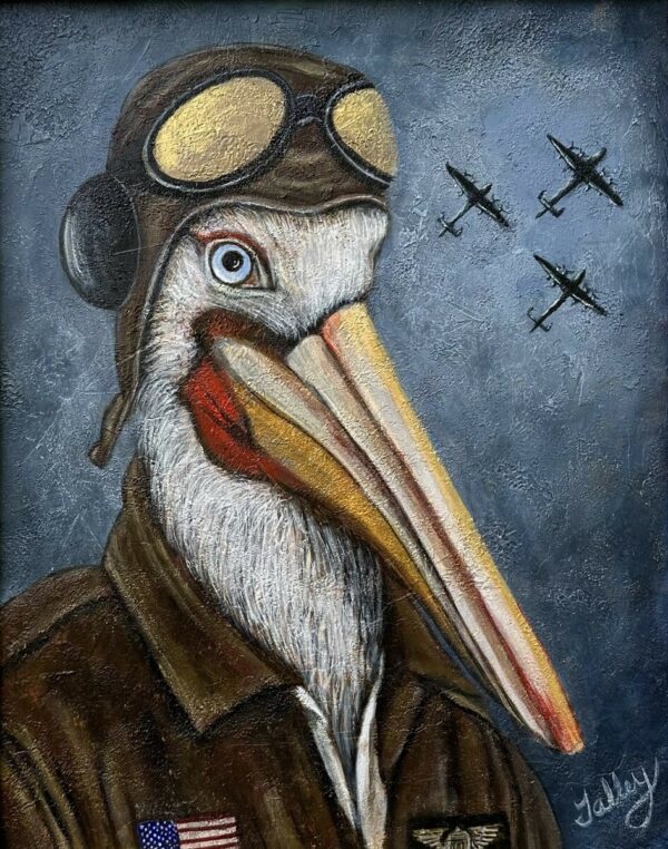 Pelican Pilot Portrait