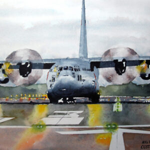 Landing Rollout C-130