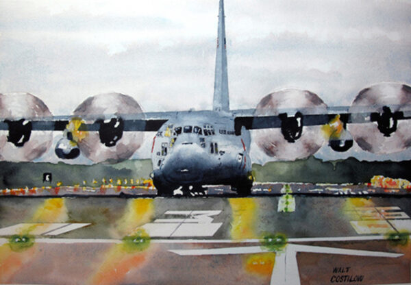 Landing Rollout C-130