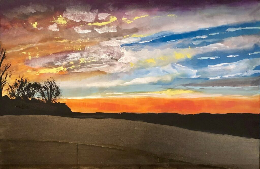 Sunset on 2020