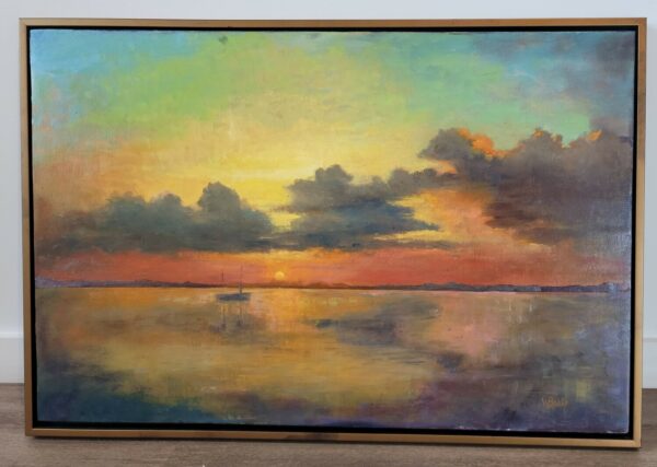 Sunset on Pacific Ocean