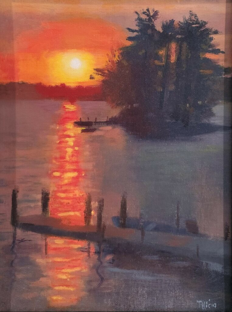 Sunset on the Lake
