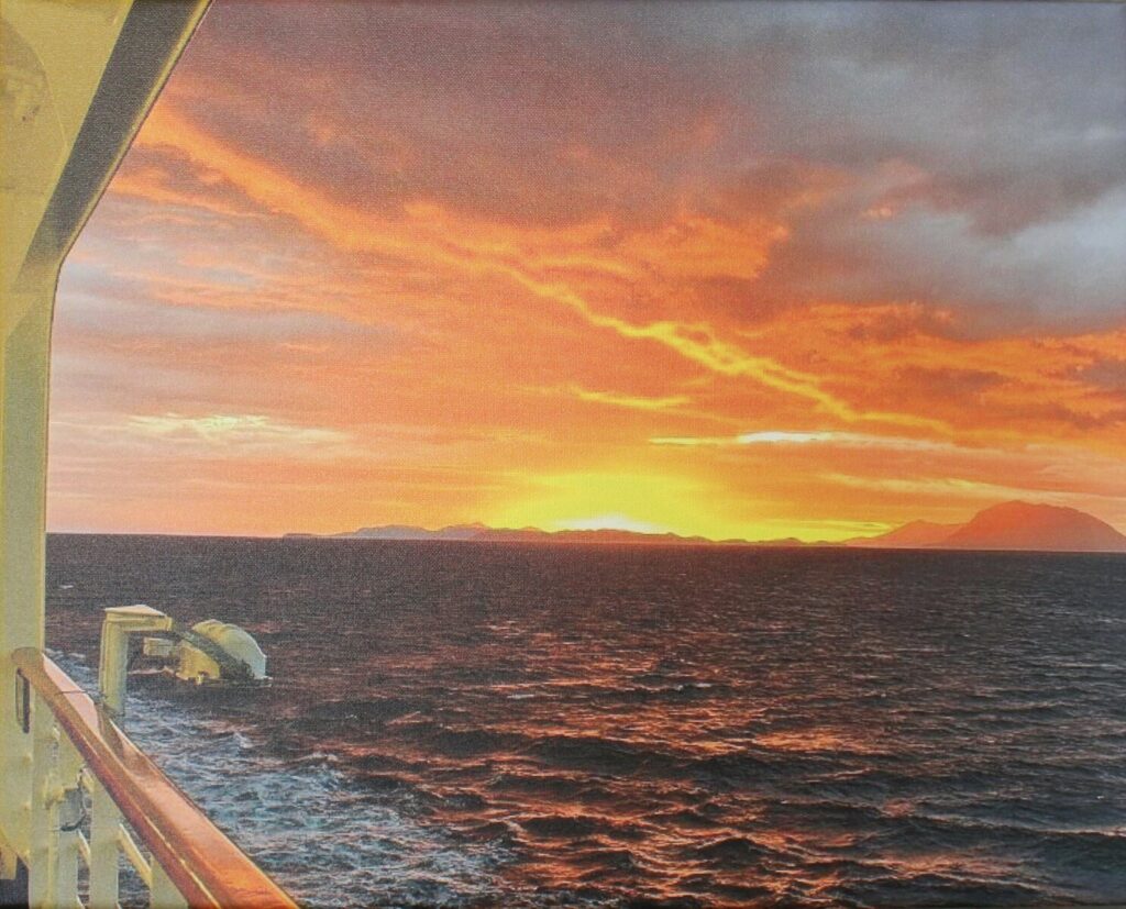 Alaskan Pacific Ocean Sunset