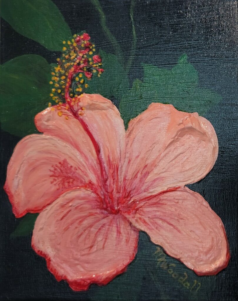 Coral Hibiscus