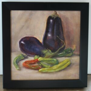 Garden Fresh, Eggplant and Peppers