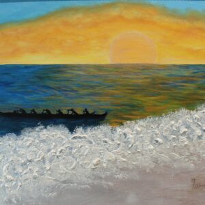 Hawaiian Outrigger Canoe