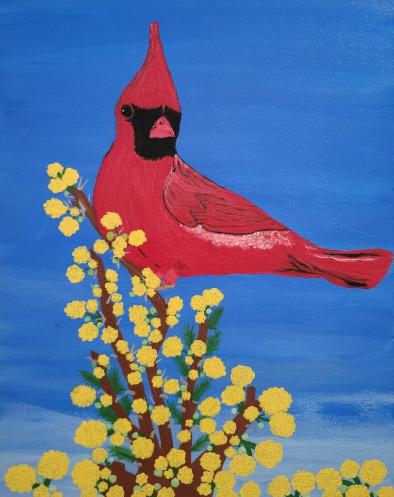 Visitor in the Woods