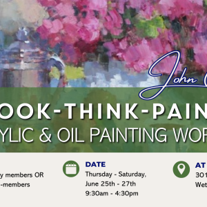 'Look-Think-Paint': An Acrylic & Oil Painting Workshop