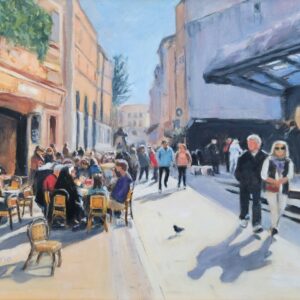 Sidewalk in Florence