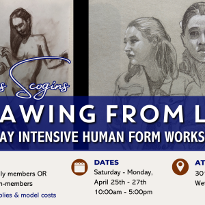 Drawing from Life: 3-Day Intensive Human Form Workshop