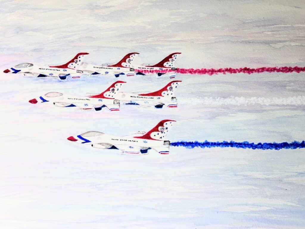 Thunderbirds into the Wild Blue Yonder